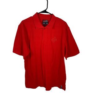 Southpole XL Red Polo Shirt 100% Cotton Mens Casual Wear Embroidered Logo